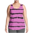 thumbnail image 2 of Wzzjkit Débardeurs pour Femmes Mode Été Décontracté Imprimé Ample Grande Taille Col Rond Camisoles Débardeur, 2 of 7