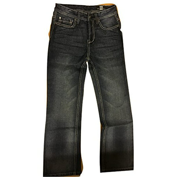 Læge økologisk Kostume Buffalo David Bitton Boys King Bootcut Jeans Vintage Blasted Size 16 -  Walmart.com
