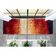 thumbnail image 2 of Well Woven Kaidee Multi Gold Abstract Stripes Geometric Thick Soft Plush Shag (2'3" x 7'3"), 2 of 10