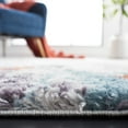 thumbnail image 4 of Safavieh  Berber Shag Chandita Rug Blue Rust/Ivory 4'5" x  6'5" 4' x 6' Indoor Living Room,Bathroom,Bedroom Rectangle, 4 of 8