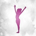 thumbnail image 2 of Kimberly, Allen 12x12 White Modern Wood Framed Museum Art Print Titled - Gymnastics 2, 2 of 4