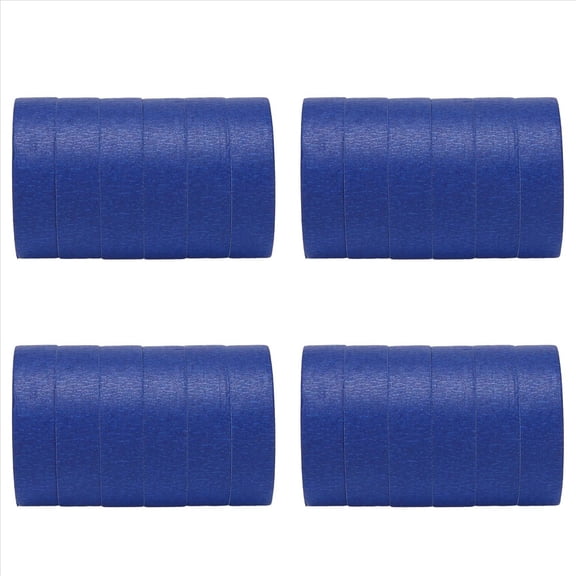 Blue Painters Tape Masking Tape 1 Inch, DIY or Professional Painter (24 Pack,22Yard Per Roll),24 x Masking Tape,blue