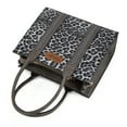 thumbnail image 6 of Wrangler 3Pcs Handbags Set Tote Bag & Medium Crossbody Purse & Wallet, Leopard-Gray, 6 of 8