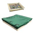 thumbnail image 2 of Cubierta de arenero protectora a prueba de polvo Cubierta de piscina de arenero impermeable 120*120, 2 of 3