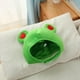 thumbnail image 3 of Sombrero de felpa novedoso jinwen Rana Verde, 3 of 5