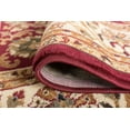 thumbnail image 6 of Sensation Traditional 5' x 7' Red and Beige Polypropylene Indoor Area Rug, 6 of 8