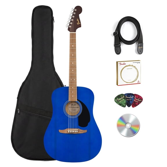 Fender California Redondo Acoustic Guitar - Saphire Blue w/ Gig Bag