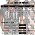 thumbnail image 3 of 9/11 25th Anniversary Shirt Womens WE Will Never Forget Tee Shirts | Lightweight Fabric, V Neck Short Sleeve Tops, American Flag, 2001-2026 25Th Anniversary Tops, Patriotic Honor Tee Shirt Navy,S, 3 of 4