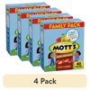 (4 pack) Mott's Fruit Flavored Snacks, Apple Orchard, Gluten Free Snack, Family Pack, 40 Ct, 32 oz