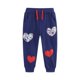thumbnail image 2 of Odeerbi 2-8 Años Niños Pantalones de Algodón Amor Imprimir Entrenamiento Deportes Jogger Pantalones Joggers de Cintura Elástica Linda, 2 of 6
