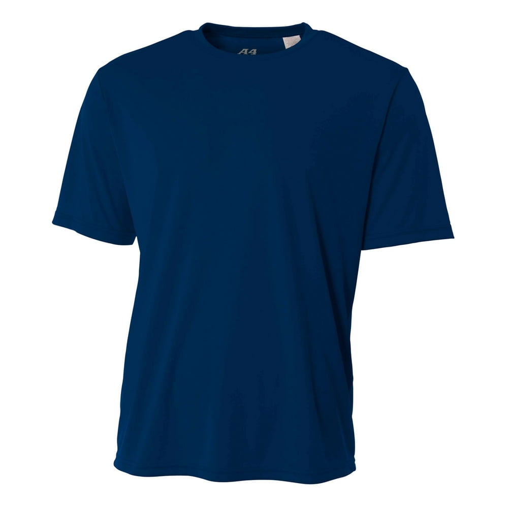 A4 - A4 Men's Cooling Performance Crew Short Sleeve, Navy, 4X-Large ...