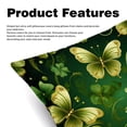 thumbnail image 2 of Saint Patrick's Day Luxurious Velvet Throw Pillow Inserts with Unique Patterns - Set of 2 Chair Pillow Covers - Available in 16x16, 18x18, 20x20 Inches for All Occasions, 2 of 6