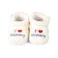 thumbnail image 5 of TeeHee Kids Fun and Cozy Baby Fleece Booties 2-Pack (6-12M, White & Grey), 5 of 5
