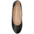 thumbnail image 5 of Journee Womens Kamrah Ballet Cut Out Round Toe Dress Flats, 5 of 10