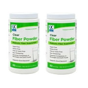 2 Pack - Quality Choice Clear Prebiotic Fiber Supplement Powder for Digestive Health 62 Servings, 8.3 Ounces - Ideal for Adults & Children 6 & Up
