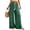 Green #003, variant on Women's Floral Printed Wide Leg Lounge Pants Lightweight High Waisted Y2k Baggy Long Palazzo Drawstring Loose Fit Trousers with Pockets S