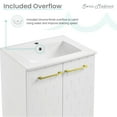 thumbnail image 4 of Annecy 24" Bathroom Vanity in Galaxy White, 4 of 7