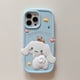 thumbnail image 1 of Sanrio-Funda de teléfono suave de Gel de sílice Cinnamoroll, carcasa trasera anticaída para IPhone 14, 13, 12, 11 Pro Max, 11 Fivean unisex, 1 of 2