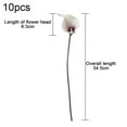 thumbnail image 2 of FloreceBien - Ramo de 10 flores artificiales de lirio de cala para boda, despedida de soltera, decoración del hogar, lirio de cala artificial, 2 of 5