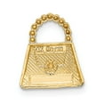 thumbnail image 3 of FB Jewels 14K Yellow Gold & Rhodium Purse Slide Pendant, 3 of 4