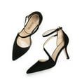thumbnail image 5 of DREAM PAIRS Women's High Heels Strappy Pumps Closed Pointed Toe Stiletto Ankle Strap  Party Dress Shoes, 5 of 5