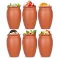 thumbnail image 1 of Copas FirstGift Cantaritos de Barro Mexicanos, 350 ml, paquete de 6, 1 of 7