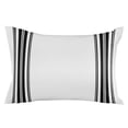 thumbnail image 2 of Black White Stripe, Throw Pillow Cover, Pillowcase Protectors with Zipper, Breathable Decorative Lumbar Pillow Case Cover, Abstract Geometric Pillow Shams for Couch Sofa 12x20Inch, 2 of 8