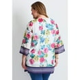 thumbnail image 2 of Avenue Women's Plus Size Bell Sleeve wrap Jacket, 2 of 2