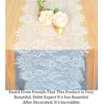 thumbnail image 3 of Tapete de mesa Pardecor, 5 unidades, 14 x 305 cm, encaje blanco, 3 of 6