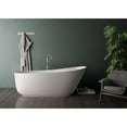 thumbnail image 6 of Vanity Art 67" 32" Solid Surface Resin Stone Freestanding Bathtub, 6 of 7