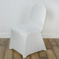 thumbnail image 7 of Balsa Circle 20 Ivory Spandex Stretchable Banquet Solid Chair Covers Slipcovers, 7 of 7