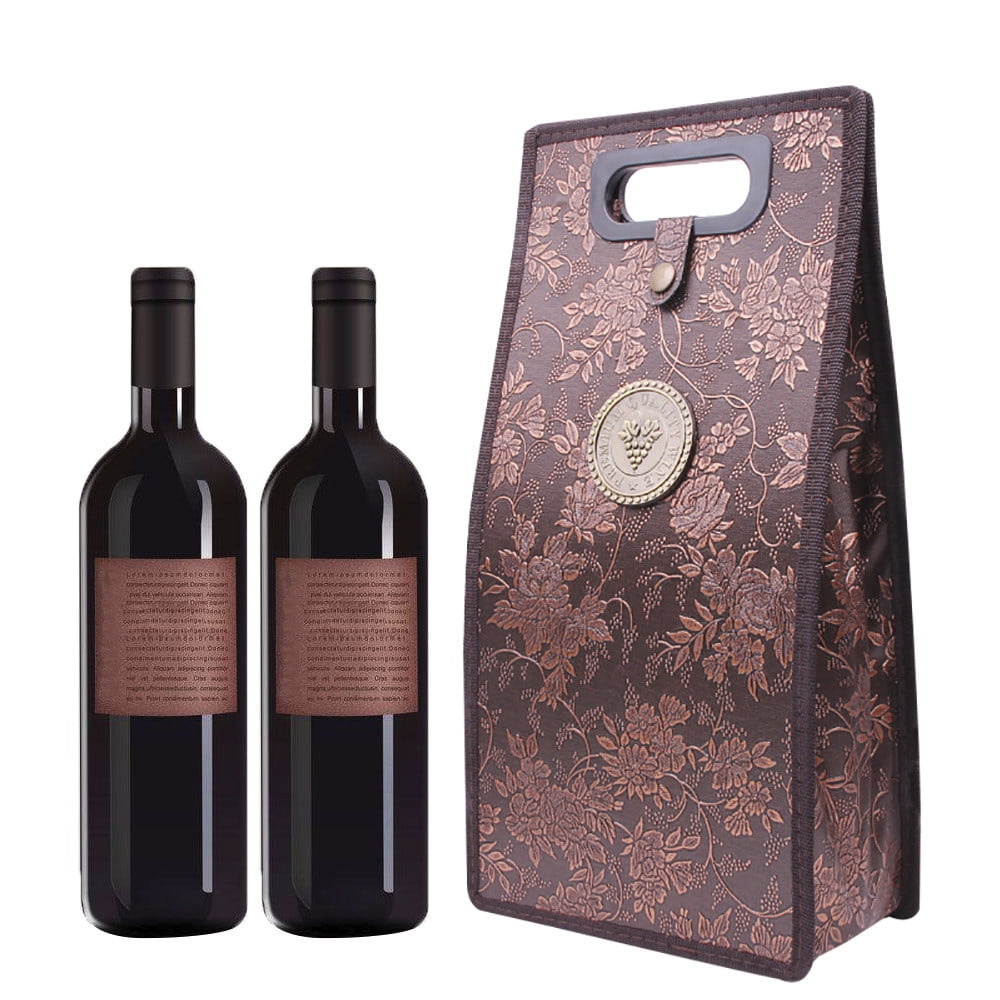 Excellent Wine Bags Of Wine Gift Boxes Red Wine Collapsible Leather