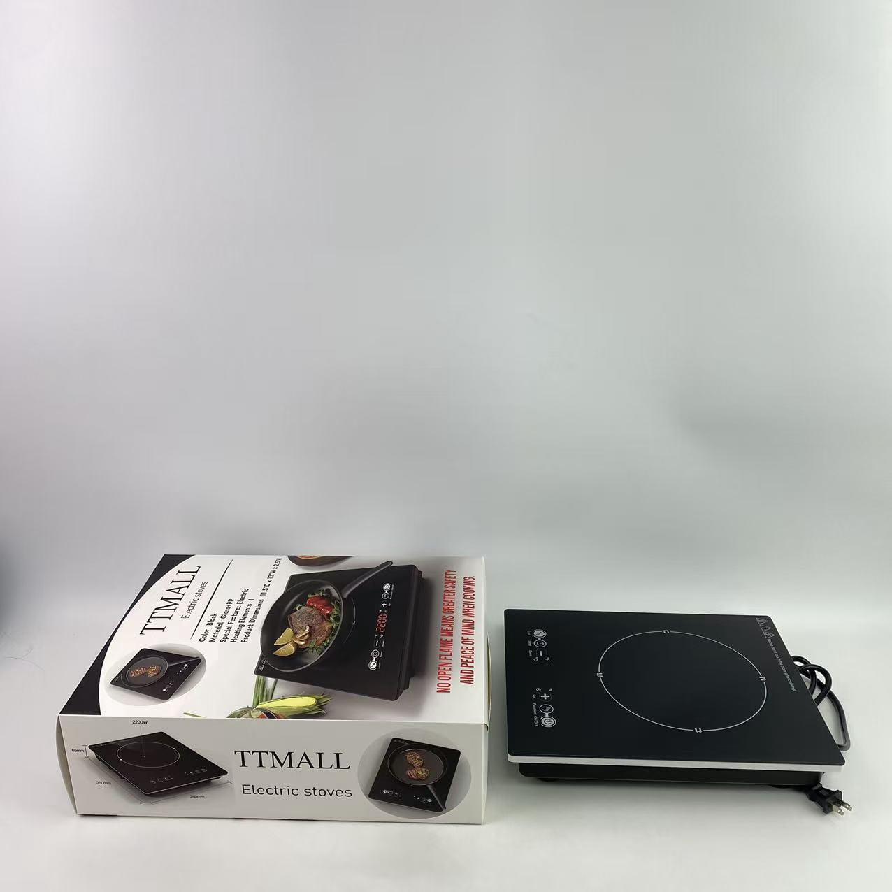 TTMALL Electric stoves,1800W Portable Induction Cooktop Countertop Burner