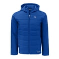 thumbnail image 2 of Men's Cutter & Buck  Blue Seton Hall Pirates Evoke Hybrid Eco Softshell Recycled Full-Zip Hoodie Jacket, 2 of 3