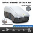 thumbnail image 5 of EJAEE Inflatable Airtight Hail Car Cover with Air Pump 106"–172" – Waterproof, UV-Resistant, Heavy Duty Full Protection Fits Sedans & SUVs, 5 of 6