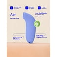 thumbnail image 5 of Dame Products Aer Suction Massager for Women - 5 Intensity Levels and 5 Pattern Modes - Soft Seal of Suction with Pulses of Air Release Powerful Strokes - Papaya Color, 5 of 8