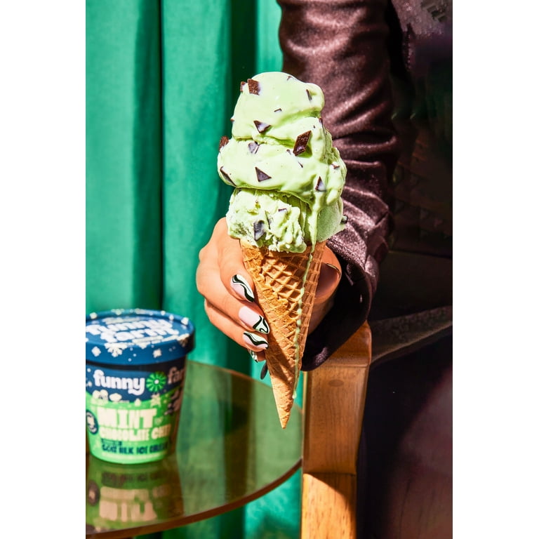 Funny Farm 14 oz. Mint Chocolate Chip Ice Cream (8 pack) - Walmart.com