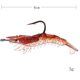 thumbnail image 4 of 6Pcs 6cm / 3G Artificial Pesca Senuelo Camaron Bionico Suave Cebo Pesca Trasto Noctilucent Luminoso Realista con Gancho Rojo, 4 of 5