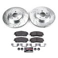 thumbnail image 3 of PowerStop Front Z23 Evolution Sport Carbon-Fiber Ceramic Brake Pad and Drilled & Slotted Rotor Kit Fits: CHRYSLER DODGE Select Models K1714, 3 of 10