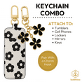 thumbnail image 5 of Biddlebee Lip Balm Holder & Tumbler Charm Drinkware Accessory, Black & White, 5 of 9