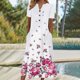 thumbnail image 1 of WILLBEST Vestido Informal Con Cuello En V Y Botones Para Mujer, Estampado, Elegante Y Cómodo. 3011, 1 of 3