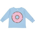 thumbnail image 3 of Inktastic Pink Donut with Sprinkles Boys or Girls Long Sleeve Toddler T-Shirt, 3 of 5
