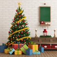 thumbnail image 4 of FNNMNNR 33FT Christmas Tinsel Garland 33 Ft. Sparkly Streamer Xmas Tree Decor Hanging Holiday Tinsel Valentines Happy Birthday New Years Wedding Party Proposal Indoor Outdoor Ornament (Go, 4 of 4