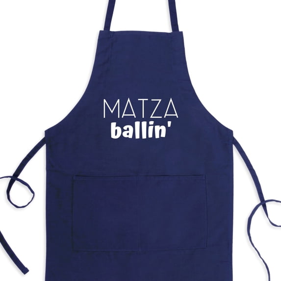 Matza Ballin', Jewish Funny Apron With Pockets