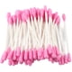 thumbnail image 1 of 100 piezas de maquillaje hisopo de doble punta desechable colorido doble puntas de precisión hisopos de algodón hisopo cosmético para mujeres rosa, 1 of 8