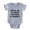 Heather Grey, variant on CafePress - FIN How It Works - Cute Infant Baby Football Bodysuit