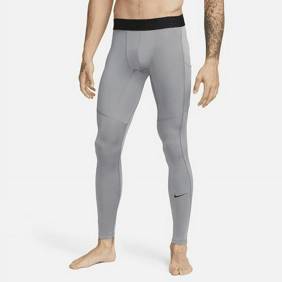 Nike Pro Men's Dri-FIT Fitness Tights Color: Smoke Grey/Black Size: XS