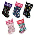 thumbnail image 2 of Christmas Velvet Stocking, "Christmas Party Group" **Choose from 5 different patterns!**, 2 of 3
