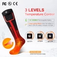 thumbnail image 5 of Savior Heat Winter Heated Socks Comfort with Rechargeable 7.4V 2200mAh Battery, Washable, Ideal for Arthritis Relief, Outdoor Hunting, 5 of 9