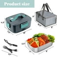 thumbnail image 2 of 2-in-1 Heated Lunch Box, 90W Portable Food Warmer with Removable Stainless Steel Container, 2 of 6